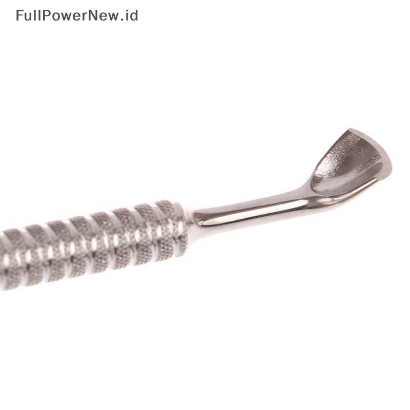 Power Manicure Pedicure Nail Art Cuticle Pusher UV Gel Remover Alat Penghilang Kulit Mati ID