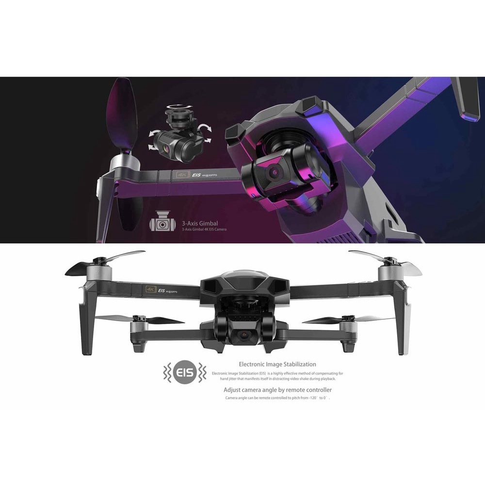 AKN88 - BUGS B18 PRO GPS Drone 3 Axis Gimbal EIS 4K Camera 5G - 2 Baterai