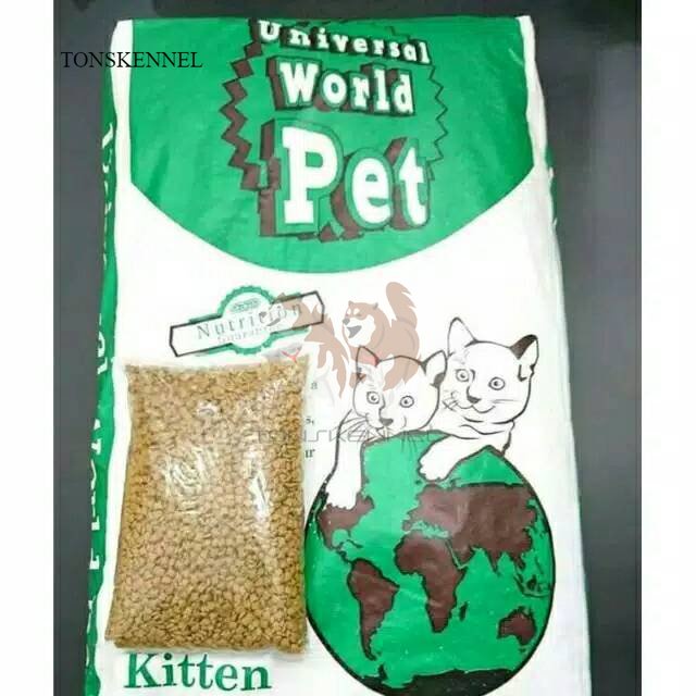 Universal Kitten Repack 1kg | Makanan Kucing Kitten Universal Repack 1kg / Universal Kitten Milk Fish Repack 1kg Makanan Kucing Cat Food