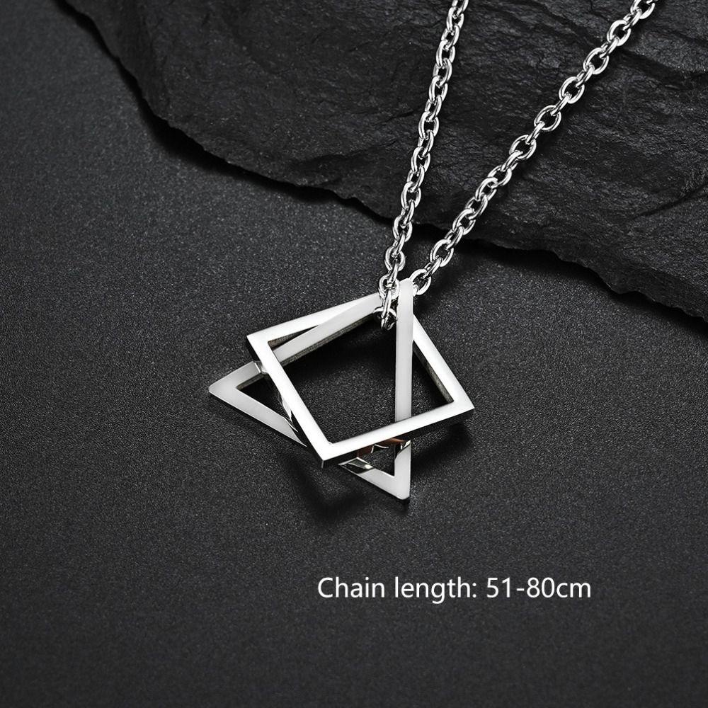 Lily Kalung Liontin Permata Hitam Desain Rasa Aesthetic Bermutu Tinggi Paduan Titanium Steel Perhiasan Necklace Untuk Wanita