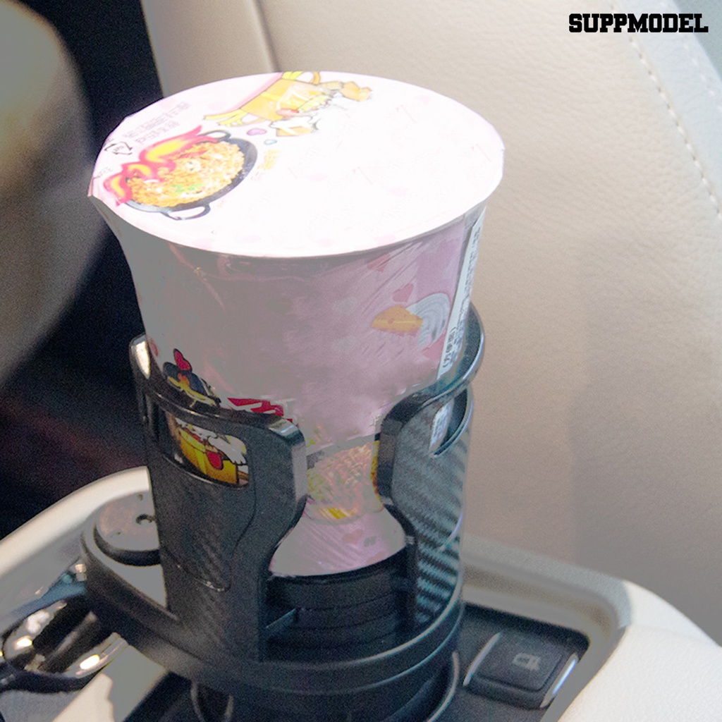 [SM] Dudukan Ponsel Rotasi 360derajat Non-slip Mudah Dipasang Bantalan Beban Yang Kuat Penyimpanan Multi-Fungsional Stabil 2in1 Adjustable Cup Holder Expander Aksesori Mobil