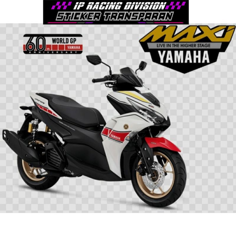 STRIPING STICKER YAMAHA AEROX NEW 160 SPECIAL LEVERY 60TH