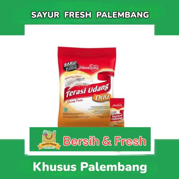 

Terasi Mamasuka /Pack (isi 20Bungkus) - Sayur Fresh Pasar Perum