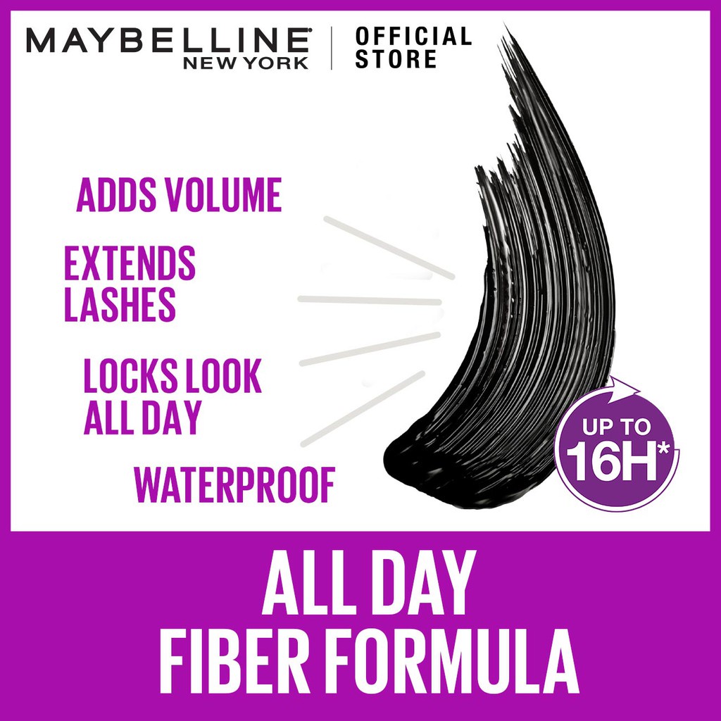 Maybelline The Falsies Lash Lift Mascara Make Up - 8.6ml Waterproof Mascara Panjang Terangkat Tahan 16 Jam