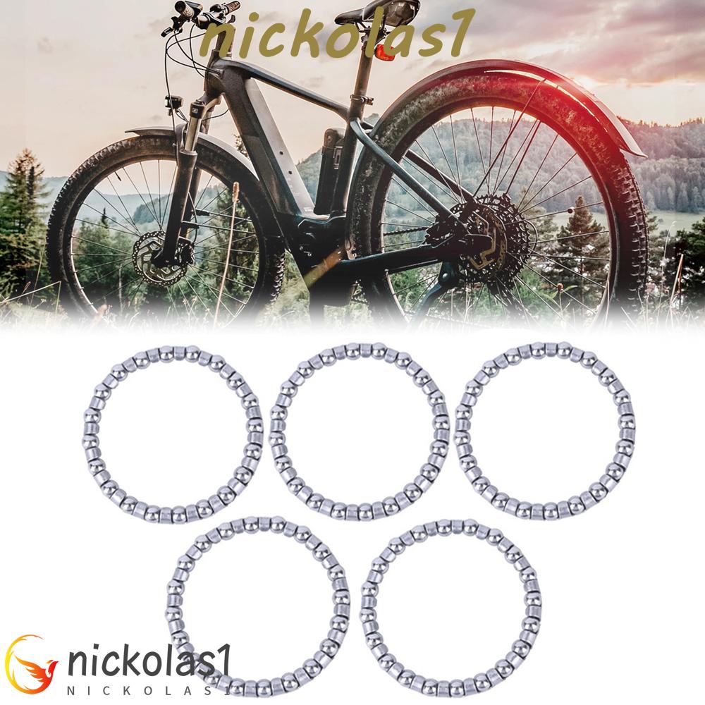 Nickolas1 Bantalan Bola Sepeda Silver Aksesoris Sepeda Dop Sepeda 20bola MTB Bike Bicycle Frame Bike Headset Caged