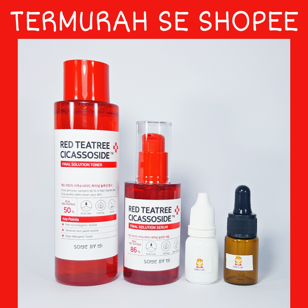 [SHARE] Some By Mi Red TeaTree Cicassoside Toner Serum Final Somebymi Red Tea Tree Share In Bottle O