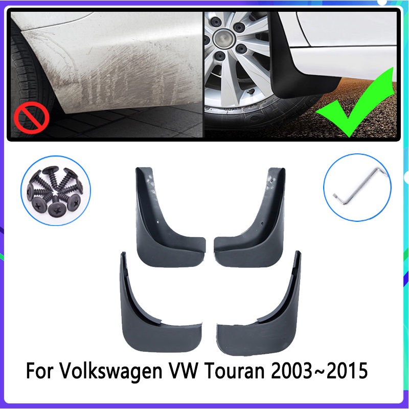 4pcs Flaps Lumpur Mobil Untuk Volkswagen VW Touran 2003~2015 Mudguard Splash Guards Fender Mudflaps Aksesoris Mobil