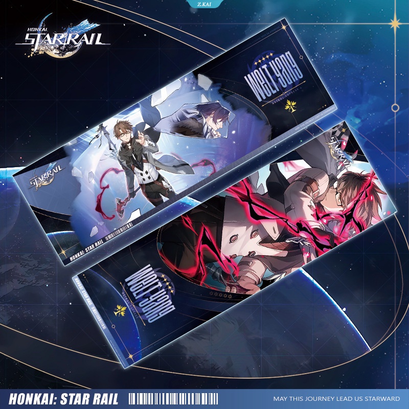 Honkai Star Rail Collection Cards Games Seele Bailu 7 Maret Dan Heng Clara Bronya Anime Tarot Card Kartu Koleksi Game Bookmark Hadiah [ZK]