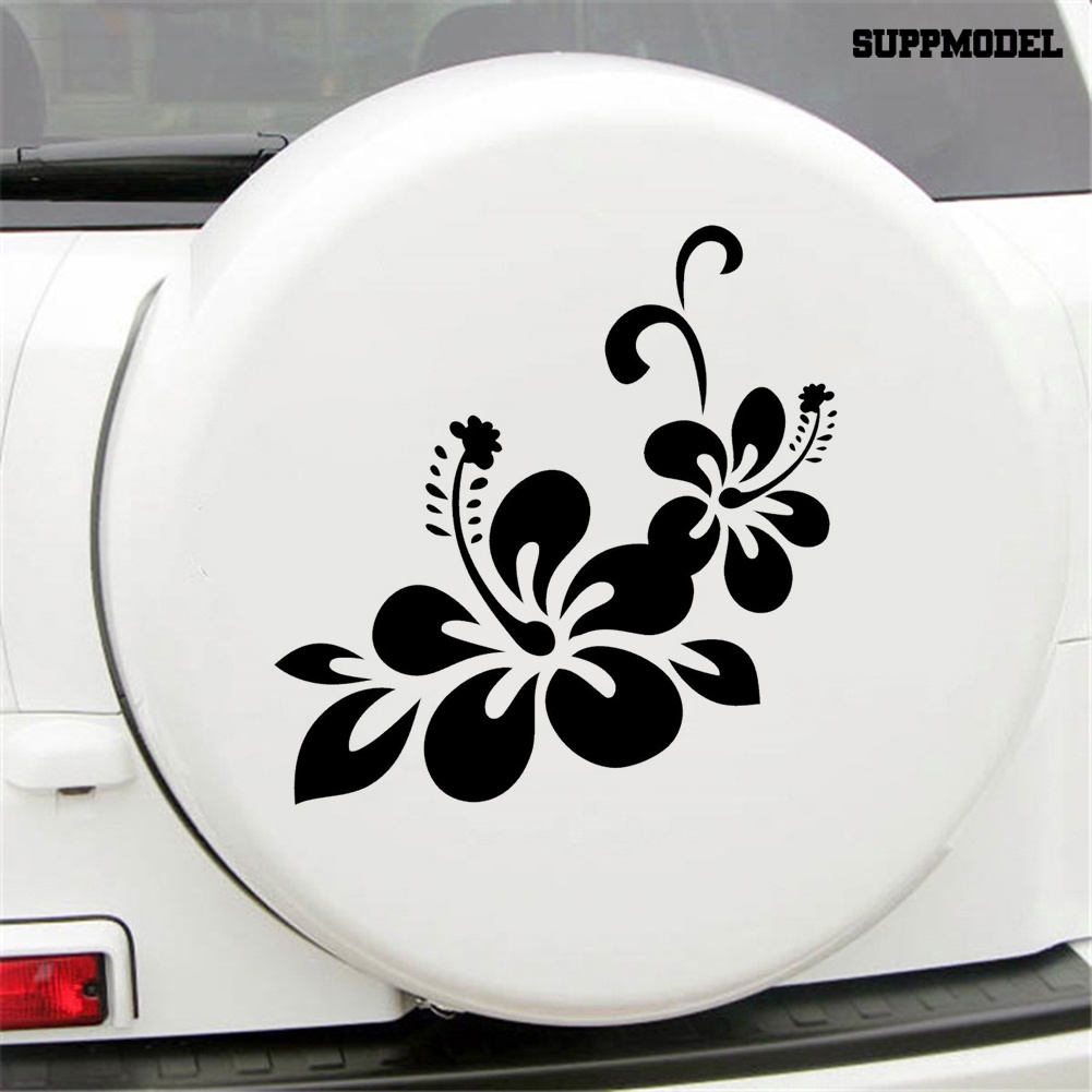 [SM]Flower Floral Auto Decal Sticker Perekat Diri Dekorasi Jendela Body Mobil