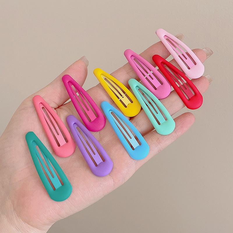 10 Pcs Lucu Gaya Korea Jepit Rambut Gadis Kecil Hair Clip Hiasan Kepala Bb Klip Anak Poni Samping Klip Fashion Gadis Aksesoris Rambut