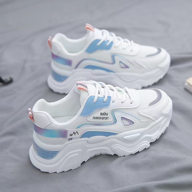 GRATIS BOX HS - 0293 Sepatu Wanita Sneakers Tinggi Fashion Korean Classy Premium
