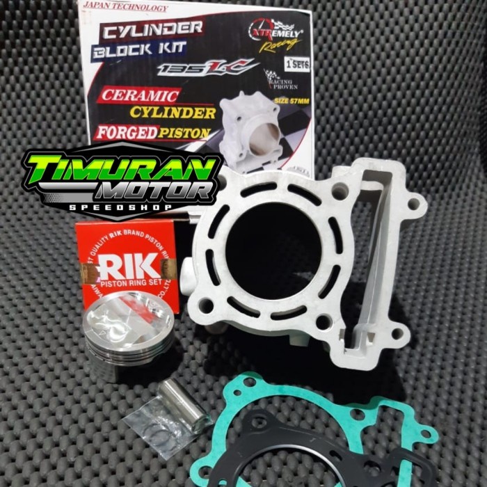 READY CYLINDER BLOK XTR JUPITER MX - MX KING - VIXION 57 MM CERAMIC FORGED ORIGINAL