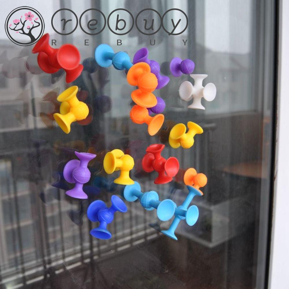 REBUY Rebuy Suction Cup Mainan Hadiah Untuk Anak-Anak Lempar Anak Panah Set Permainan Interaktif Orang Tua-Anak Fidget Toy Animal Shaped Pop Sucker Toy