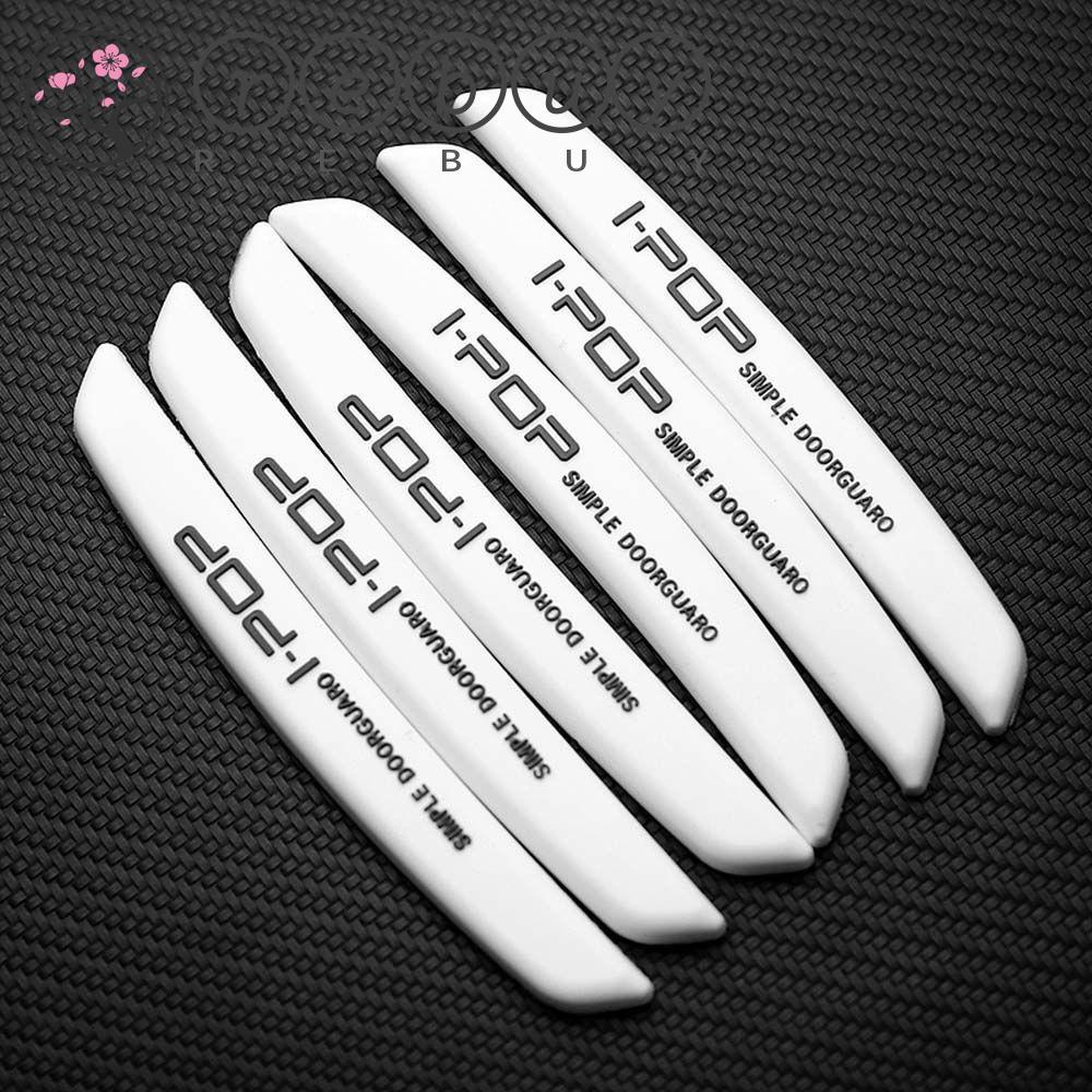 REBUY Rebuy Anti-Tabrakan Pelindung Transparan PVC Pintu Mobil Crash Bar Protection Strip Rear View Mirror Cover Buffer Trim Moulding Pelindung Sisi Mobil