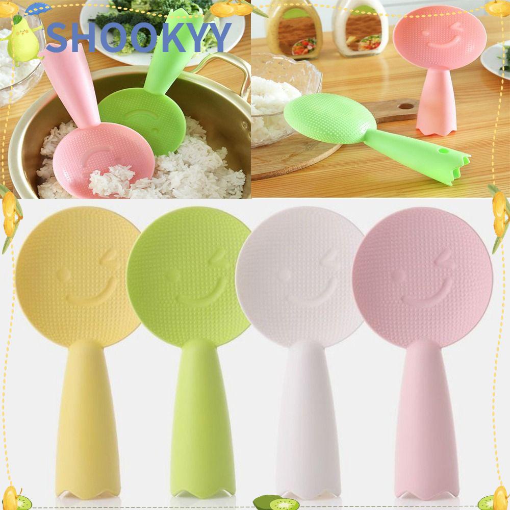 CHOOKYY Chookyy Sekop Beras Peralatan Masak Aksesoris Dapur Rumah Tangga Rice Paddle Standing Rice Spoon