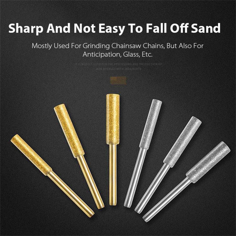 Mata Bor Pengasah Rantai Gergaji Grinding Head 4-5.5mm 6 PCS - KI-55