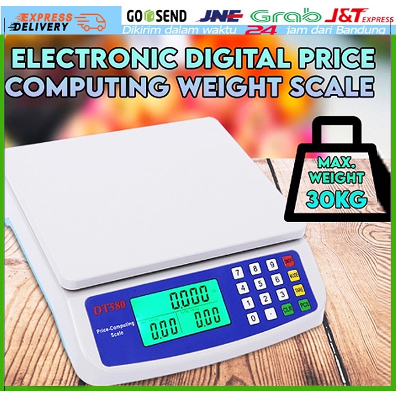 Timbangan Buah 30kg /Digital Computing Scale/Timbangan digital/Electronic scale for fruits, meat and vegetables Timbangan elektronik/Serbaguna _40 KG