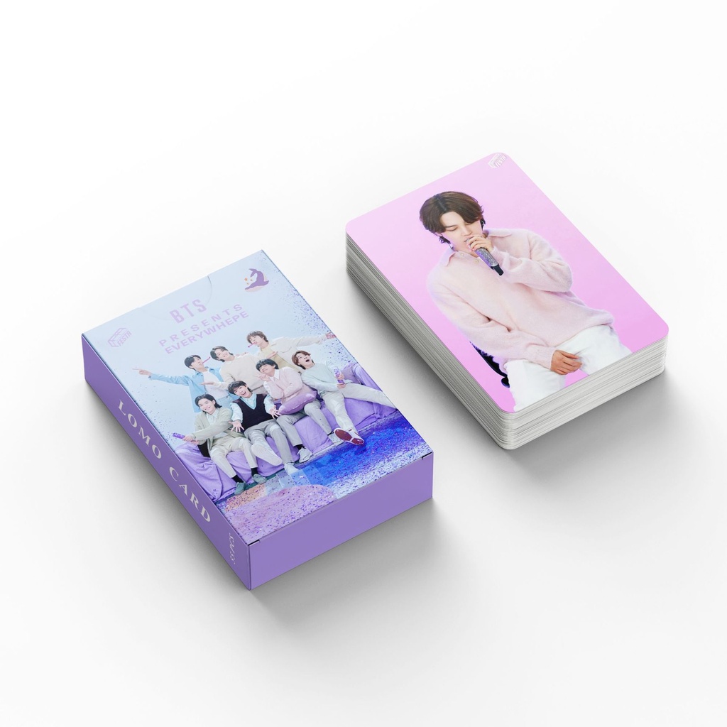 55pcs /box BT-S 10TH ANNIVERSARY Photocards Album Kartu Lomo Bangtan Boys Kpop Postcards