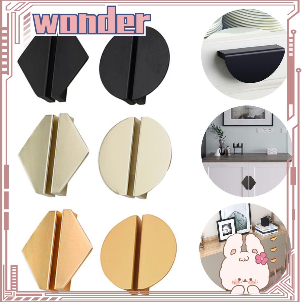 WONDER Handle Pintu Rumah Modern Lemari Kabinet Furniture Hardware Space Tarikan Laci Aluminium