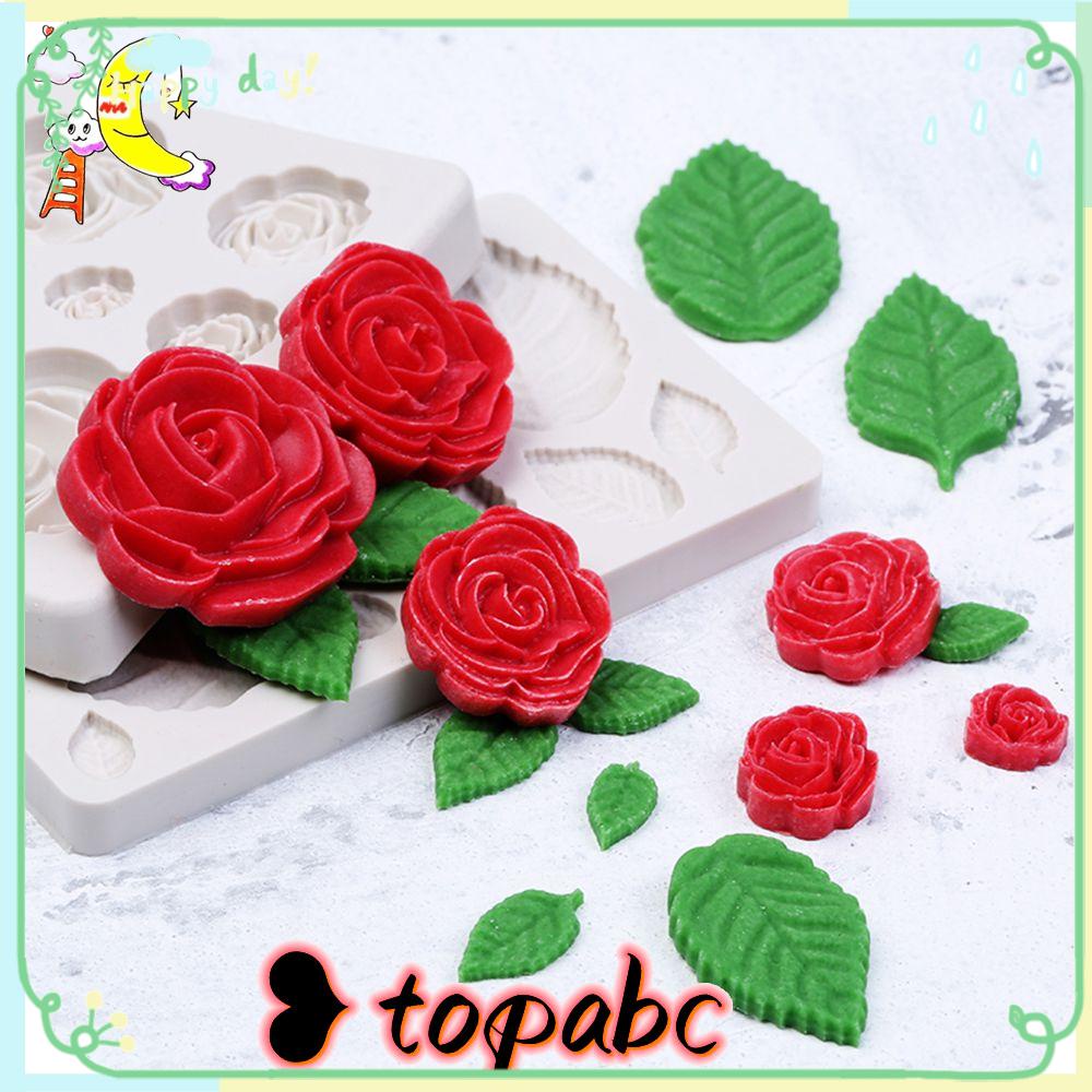 TOP Cetakan Kue 3D Leaf New Cetakan Silikon Sugarcraft