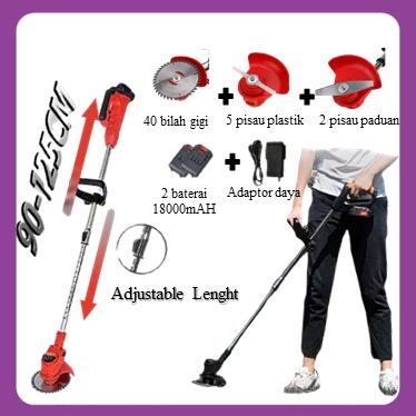 mesin potong rumput listrik alat pemotong rumput elektrik tanpa kabel portable