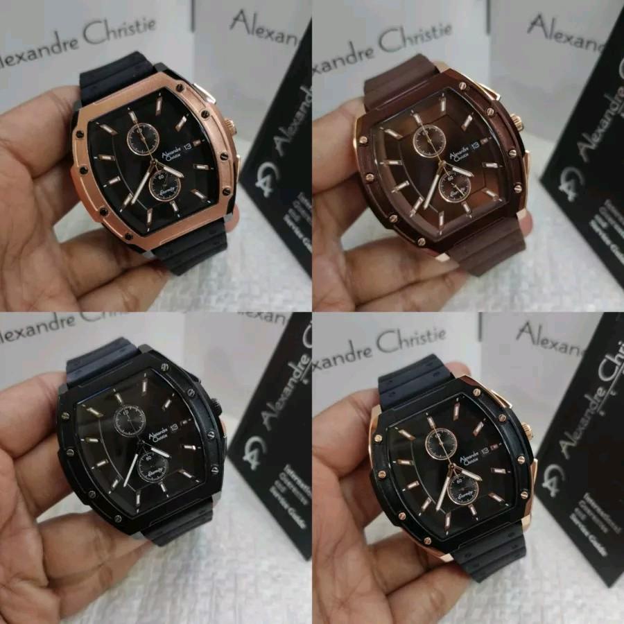 [New] Jam Tangan Pria Alexandre christie Analog 6628 AC6628 AC 6628 [Original Garansi resmi 1 Tahun]