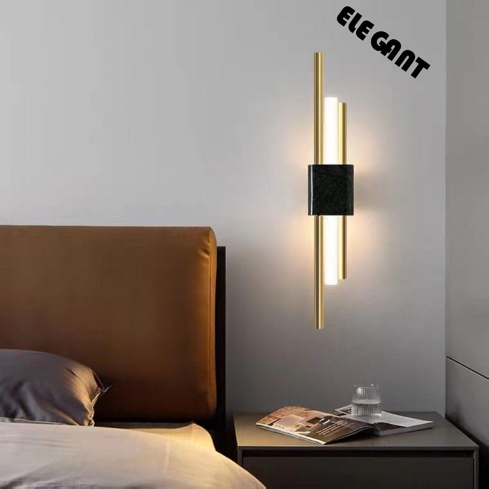 【 ELEGANT 】 Lampu Dinding Bergaya Hitam Modern Bronze Latar Belakang Ruang Tamu Koridor Hotel Fiting Lampu