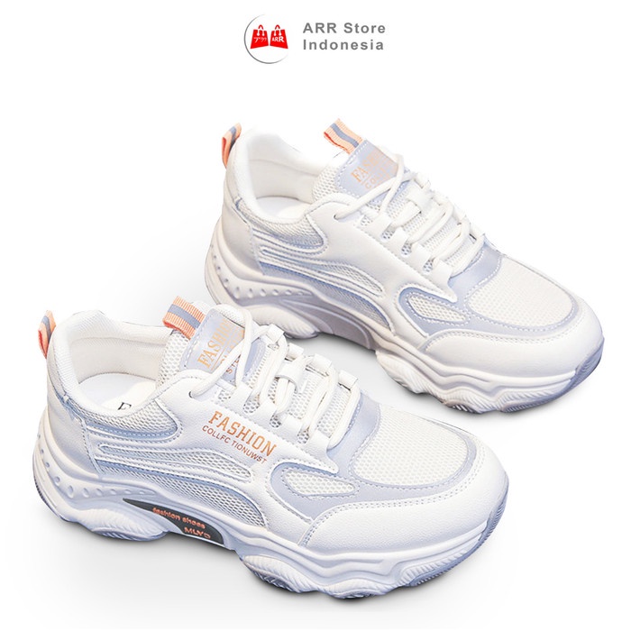 Sepatu Sneakers Wanita Women Sport Shoes Casual Sepatu Korea import