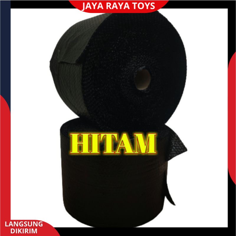 BUBBLE WRAP 30CM x 50Meter Berkualitas hitam Bening Khusus Expedisi Cargo