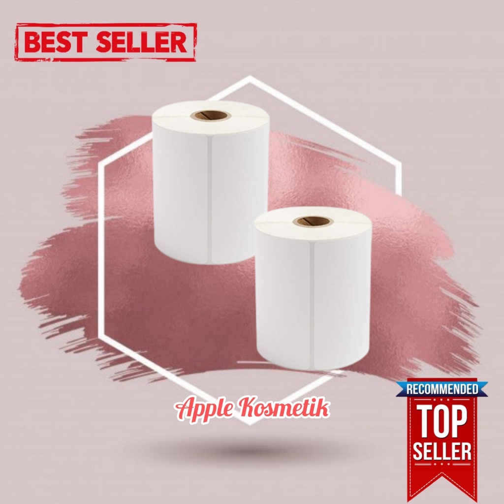 

Stiker Thermal Lebar 100mm Panjang 150mm Isi 500 lembar - APPLE KOSMETIK