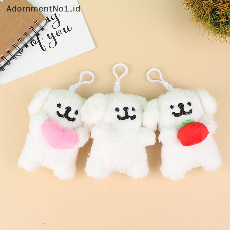 [AdornmentNo1] Kawaii korea Line Dog Plush bantal boneka hewan mainan kartun anjing lembut bantal Sofa bayi perempuan lucu dekorasi rumah hadiah natal