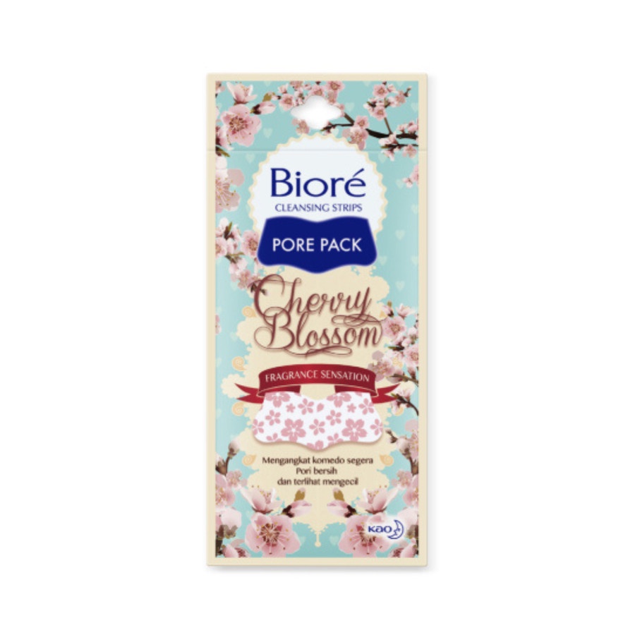 Plester Komedo Biore Pore Pack Cherry Blossom Pack 4 pcs