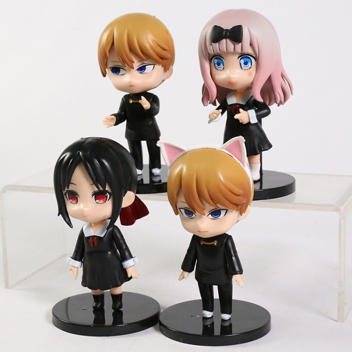 Figure Kaguya Sama Love Is War Shinomiya Kaguya Fujiwara Chika set 4