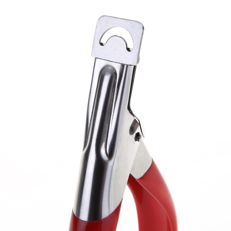 U Shape French False Nail Art Tips Scissor Stainless Steel Cutter Trimmer Straight Edge Gunting Kuku Nail Clipper