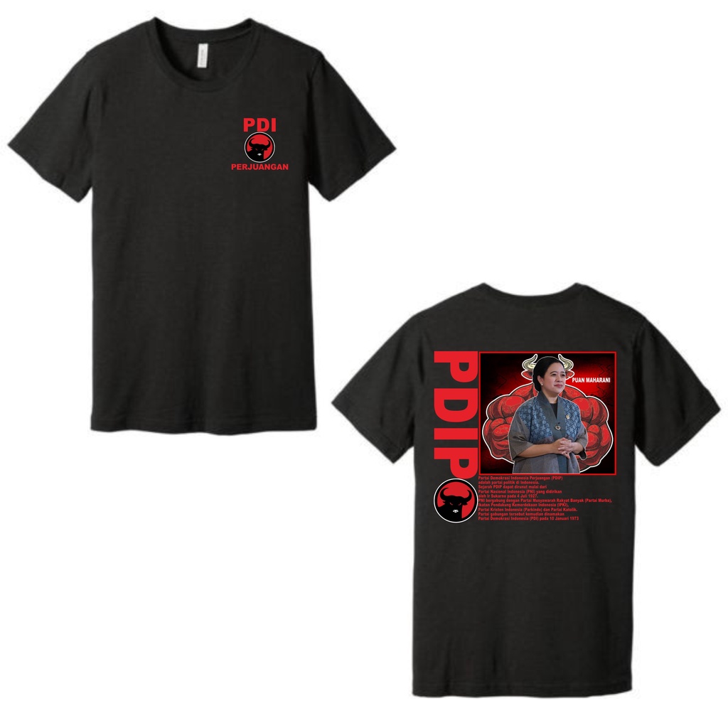 kaos pdi perjuangan puan maharani