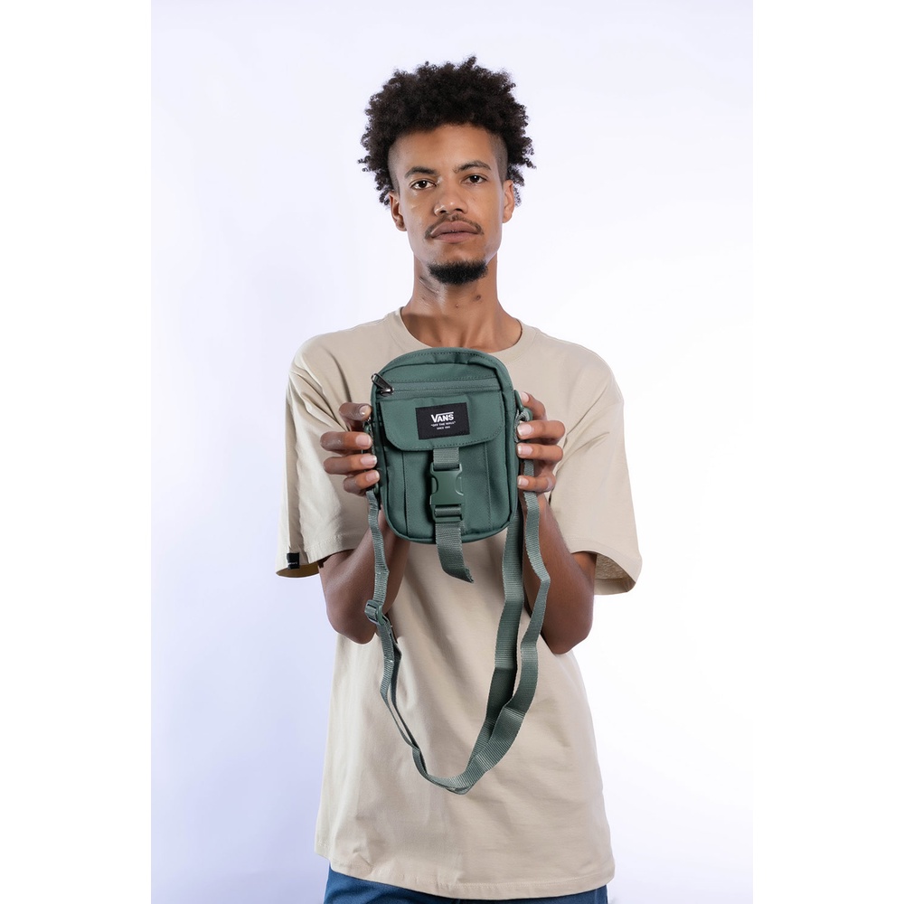Vans New Varsity Shoulder Bag Duck Green