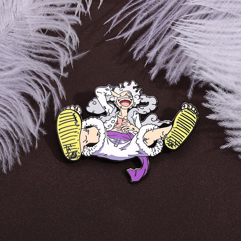 Anime Jepang One Piece Enamel Keras Pin Kartun Luffy Bros Lencana Anime Perhiasan Aksesoris Hadiah Untuk Teman Penggemar