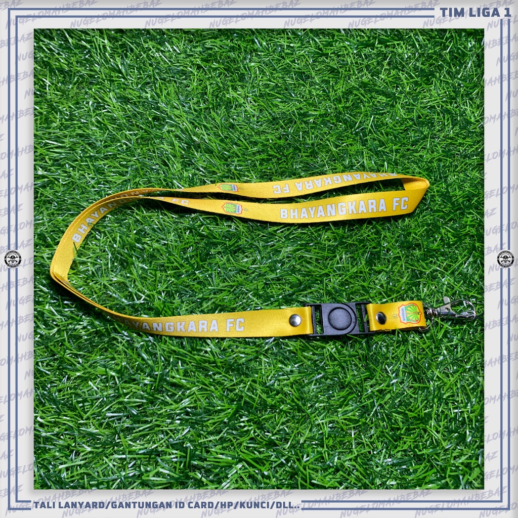 

TALI LANYARD/GANCI/PIN/GANTUNGAN KUNCI/HP/KLUB LIGA 1 - BHAYANGKARA FC