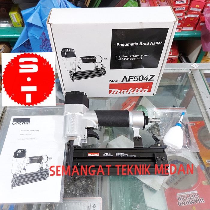 

Murah AF504Z AIR NAILER GUN PAKU STAPLES ANGIN T50 50mm MAKITA AF 504 Z GYB629