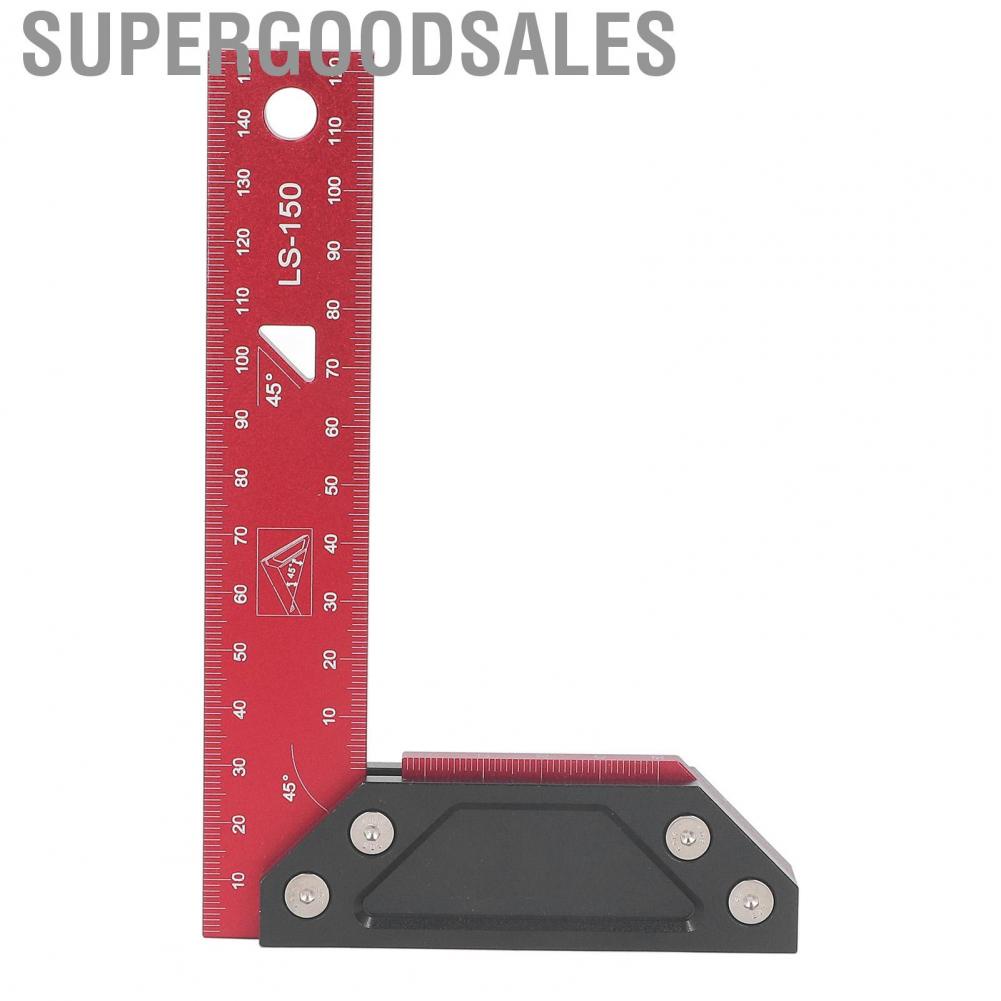 Supergoodsales 150mm Double 45 Degree Angle Ruler Measurements For Measuring Marking