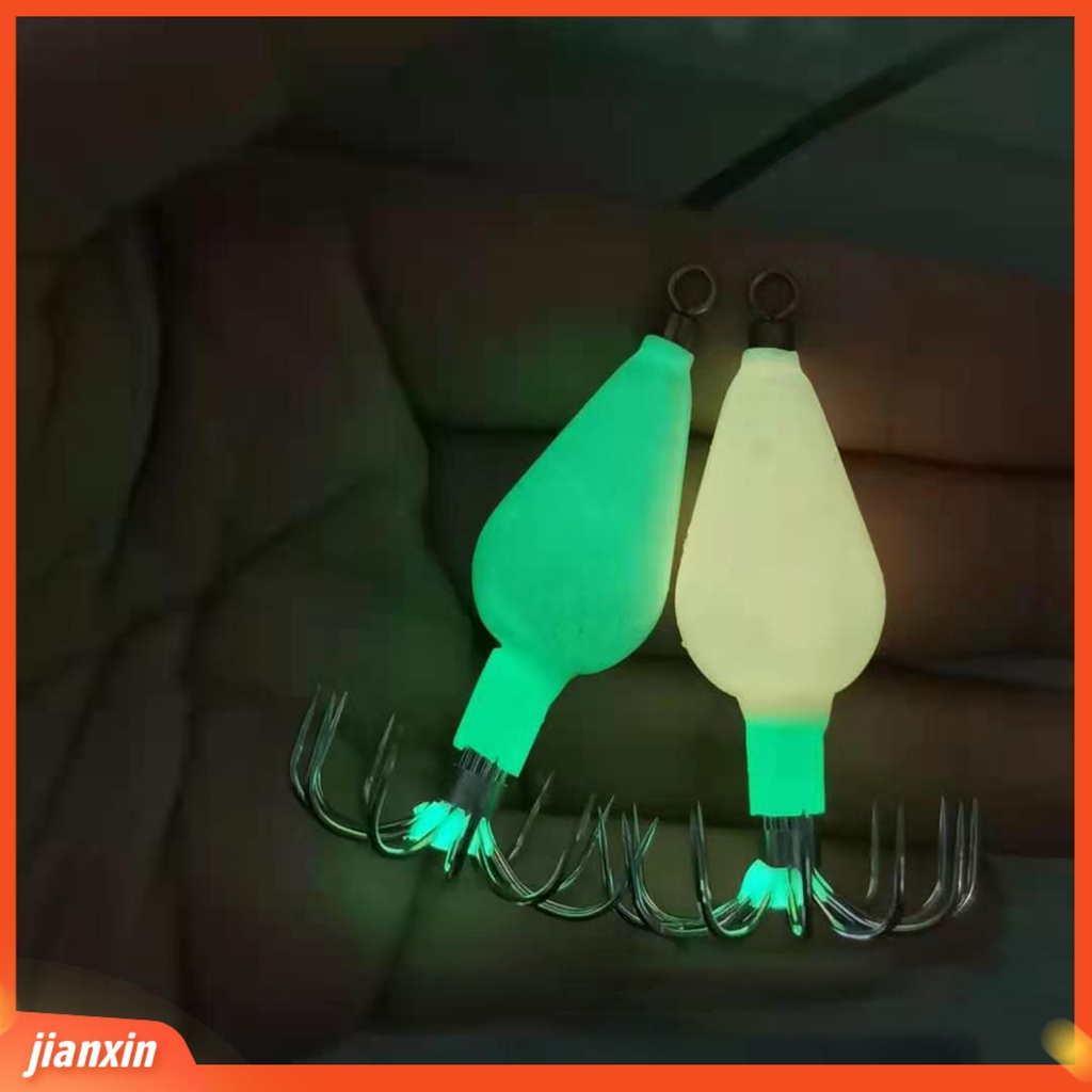 (In Stock) Kait Cumi Jig Cumi Ringan Neon Kekerasan Tinggi Bahan Metal Cuttlefish Untuk Memancing