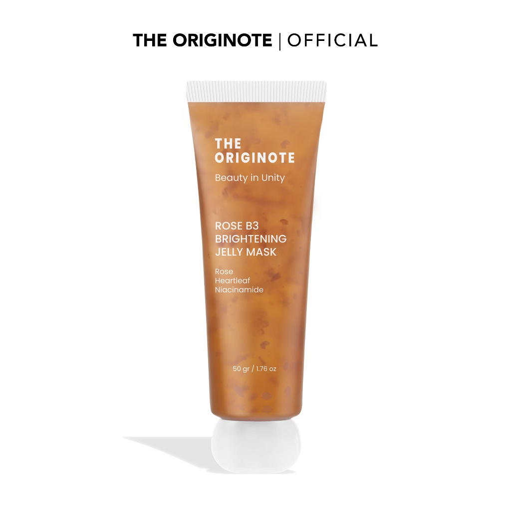 The Originote Rose B3 Brightening Jelly Mask - Masker Gel Originote ✅ BPOM