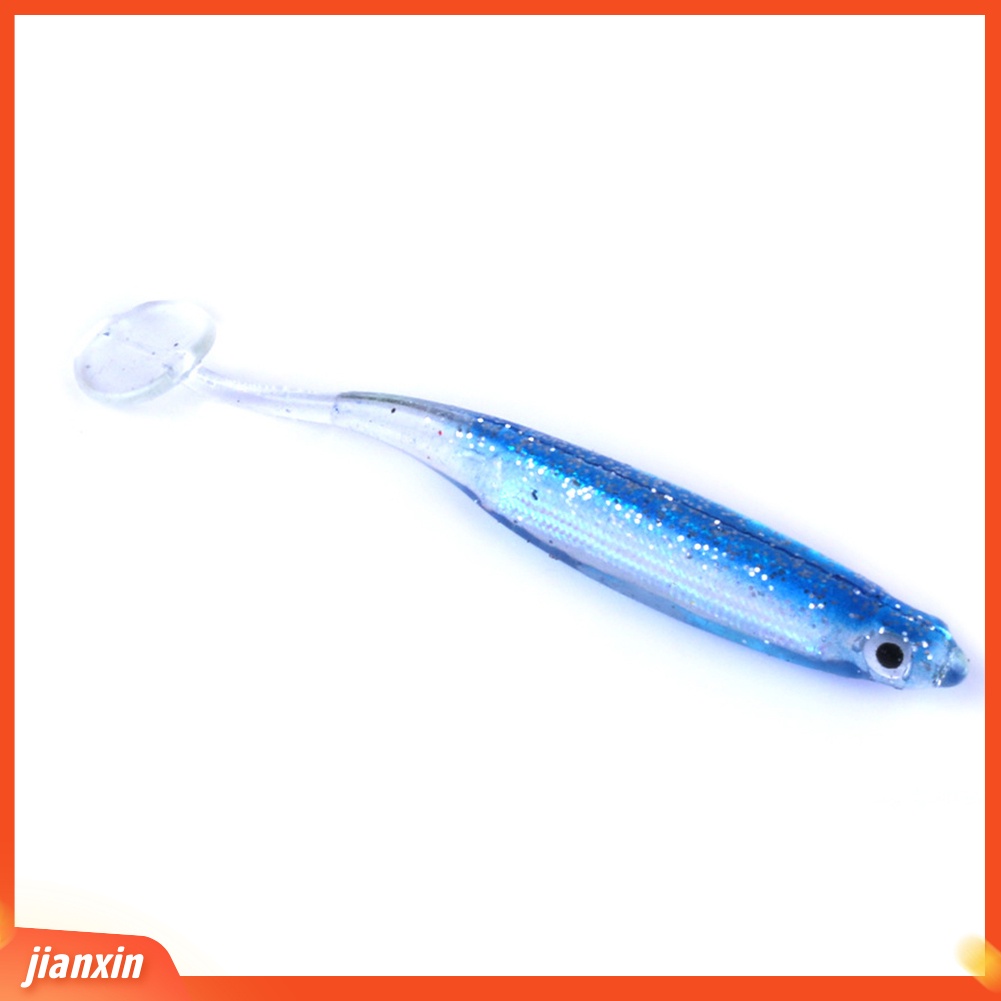 (In Stock) Umpan Pancing Buatan Soft Worm Swimbait Jig Head Fly Silicon Alat Karet