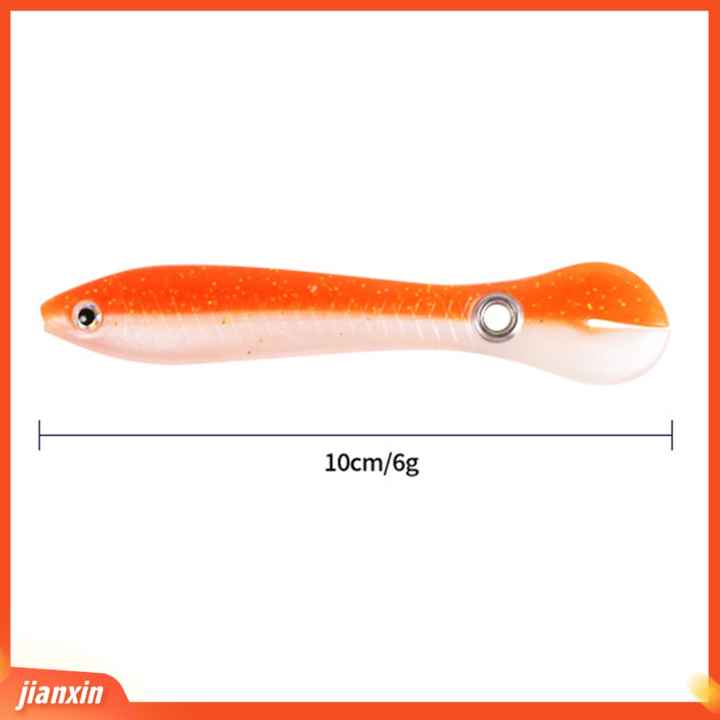 (In Stock) 5Pcs 10cm 6g Realistis Umpan Palsu Loach Bentuk Gigitan Aksesoris Praktis Buatan Umpan Perlengkapan Memancing