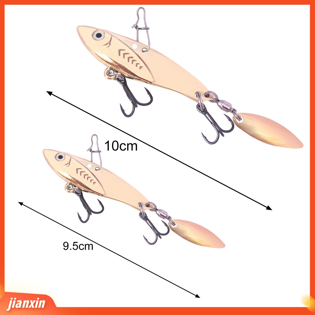 (In Stock) Umpan Pancing Cermin Hidup Polished Metal Tip Point Barb Design Umpan Buatan Untuk Angling