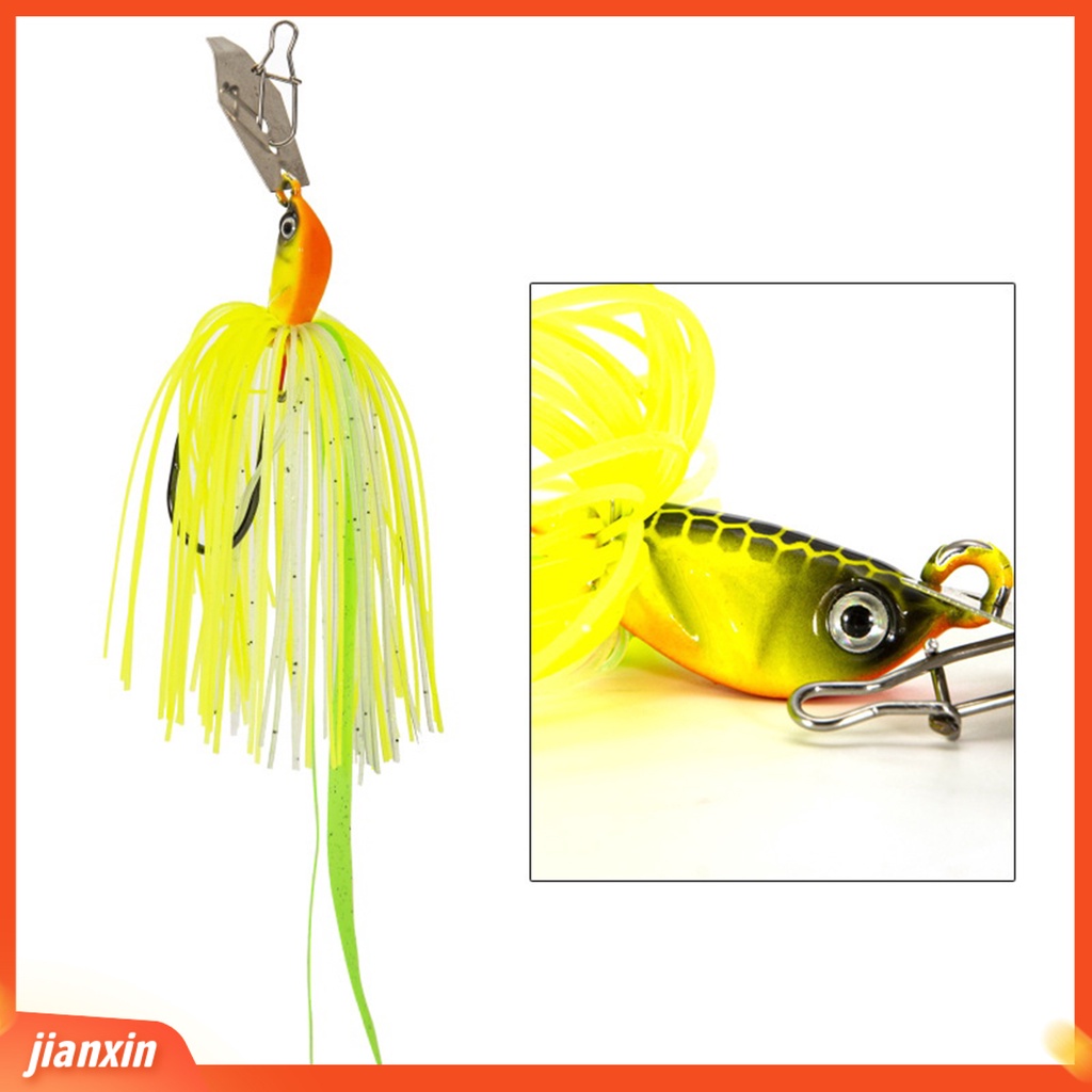 (In Stock) 10g /15.5cm Kepala Ikan Umpan Air Tajam-Baffle Anti-Korosi Anti-Gantung 3D Fisheyes Rotating Bait Fishhook Outdoor Angling Tackle