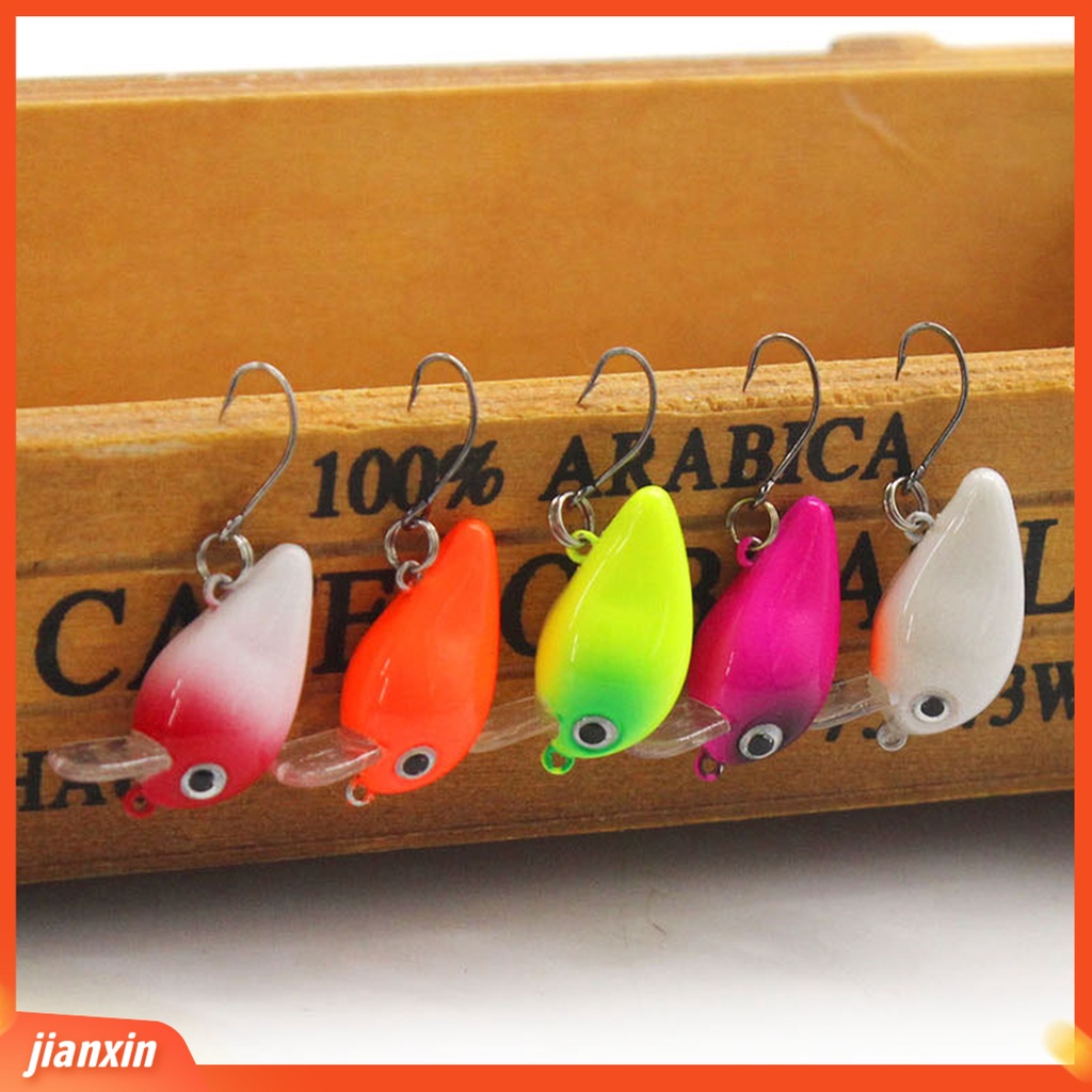 (In Stock) Umpan Pancing Ikan Kecil Palsu Wobbler Bait Tackle Dengan Single /Treble Hook Untuk Ikan Gurame