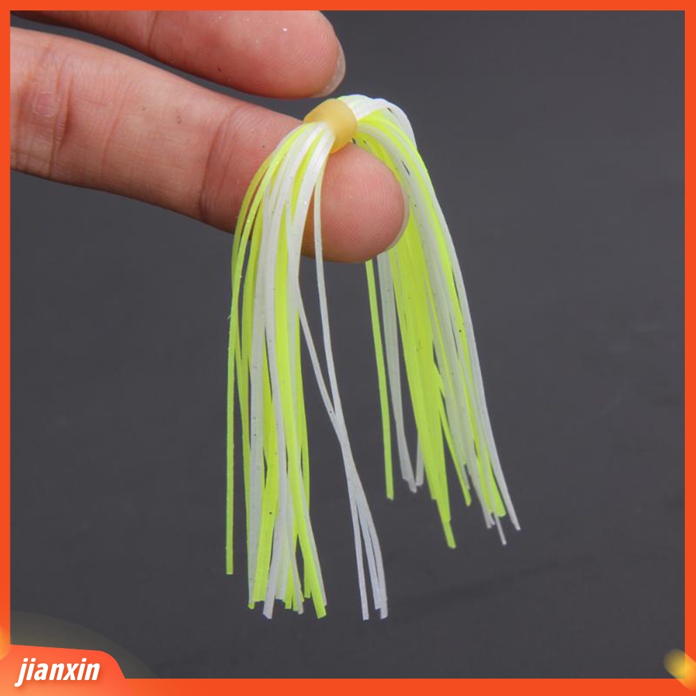 (In Stock) 300 Pcs Rok Cumi Garis Silikon Umpan Buatan Fishing Tackle Aksesoris