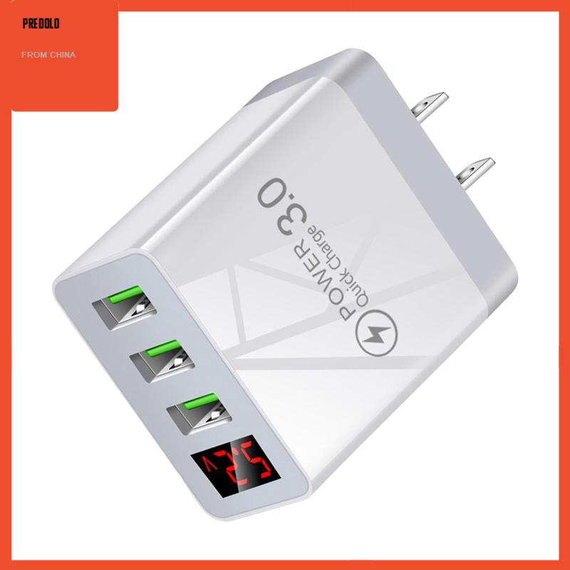 [Predolo] Charging Station 3port Compact Untuk Travel Charging Standar As