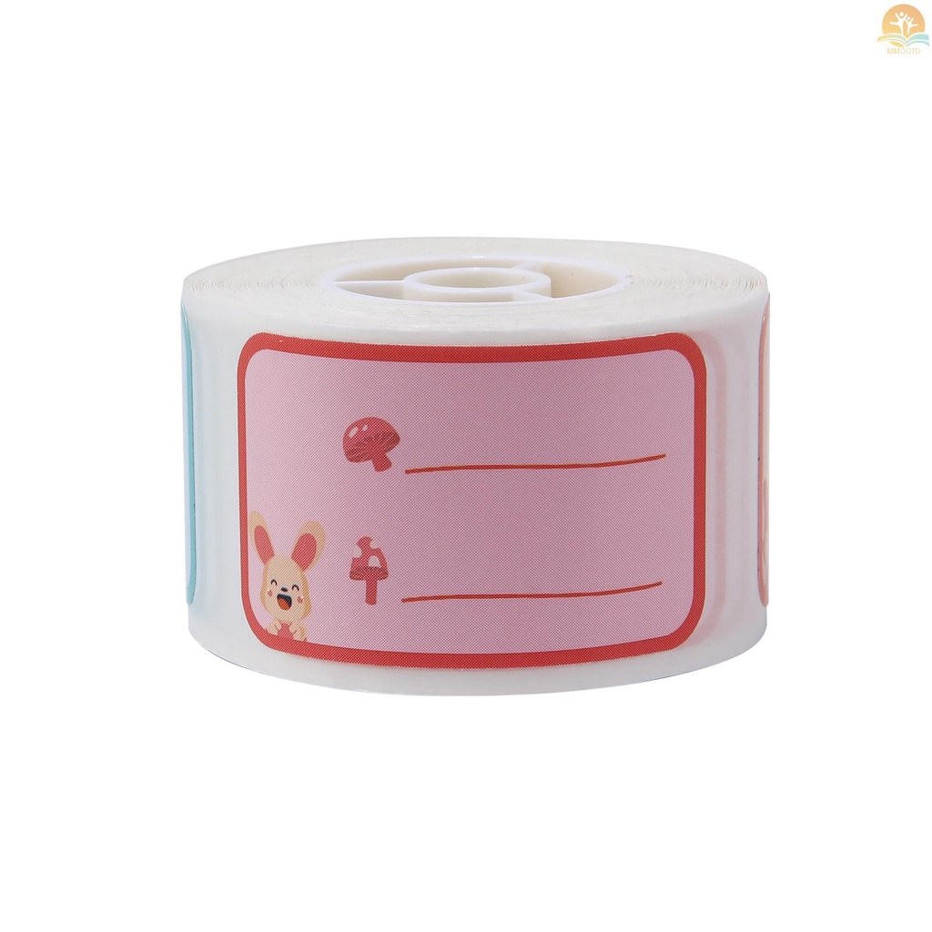 In Stock Niimbot Kertas Label Thermal Untuk D101 Label Printer Barcode Harga Ukuran Nama Label Kosong Tahan Air Tahan Sobek 24x40mm 160lembar/roll Untuk Organizer Rumah Supermarket Sto